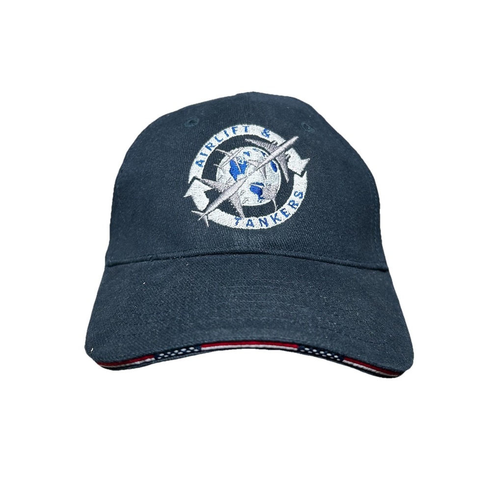 Boeing Aircraft Planes Hat Cap Adult Mens Strapback‎ Patch Airlift Tankers